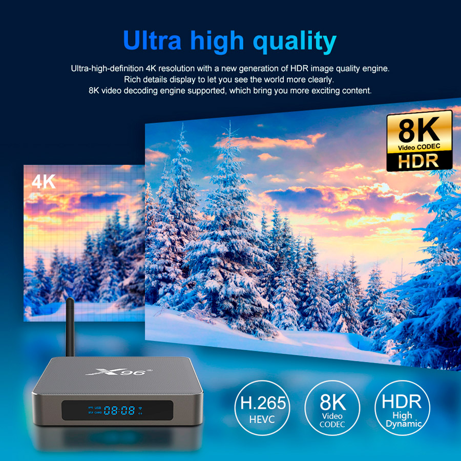 8K прситавка