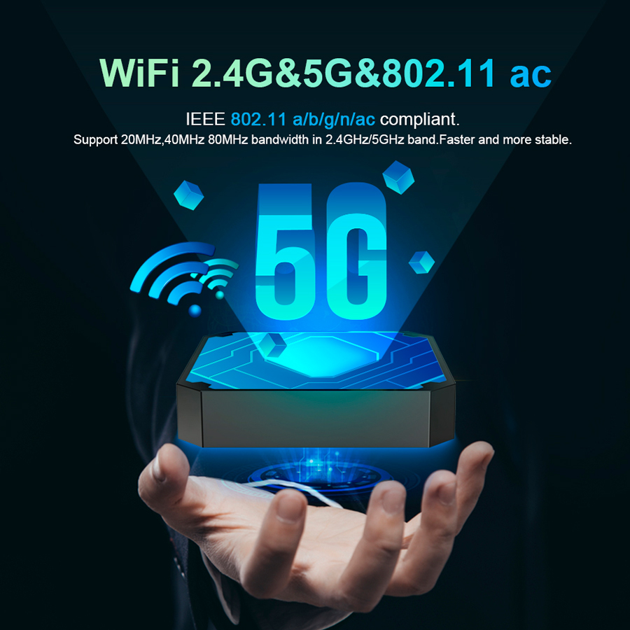 X96 mini с двух диапазонным wifi