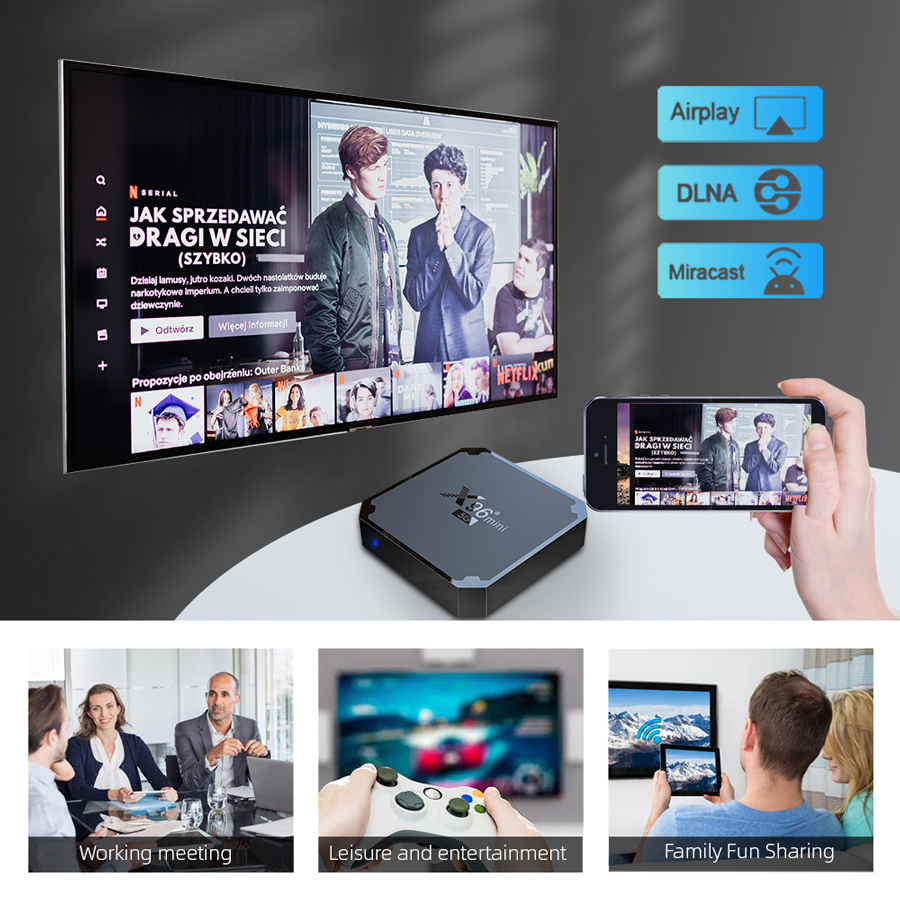 Airplay и Miracast на тв прситавке
