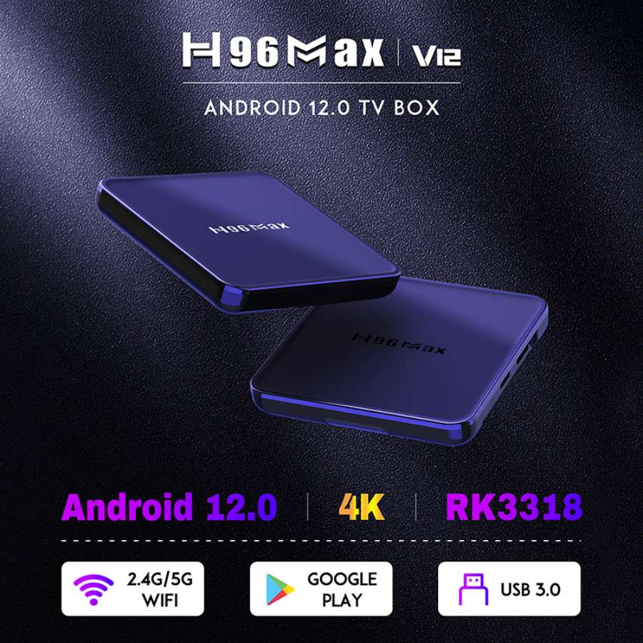 Приставка смарт ТВ H96 Max V12 