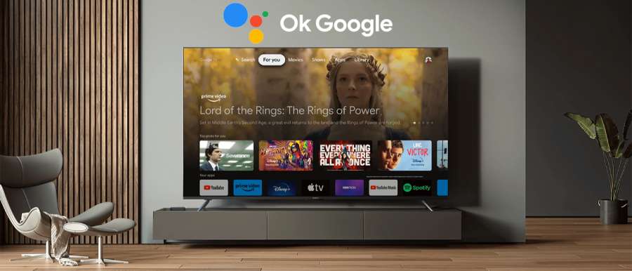 Google TV із функцією просунутого голосового пошуку