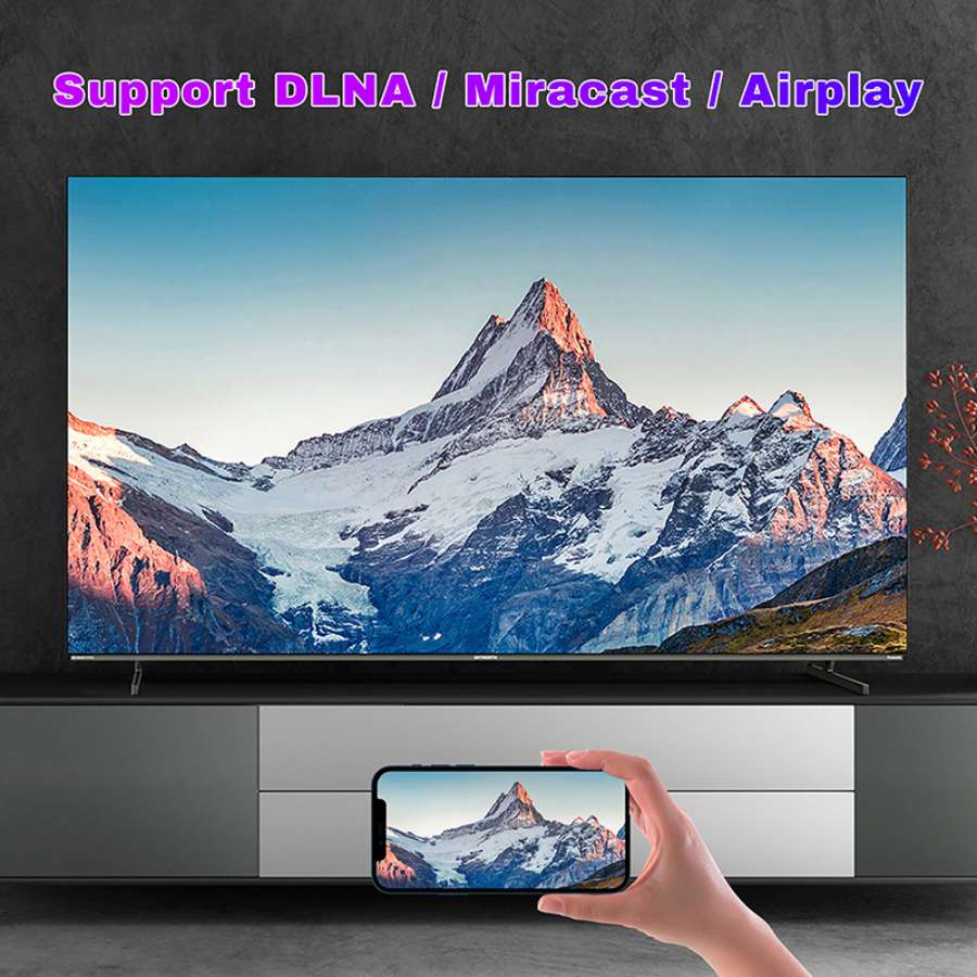 Предустановленные сервисы DLNA, Miracast и AirPlay
