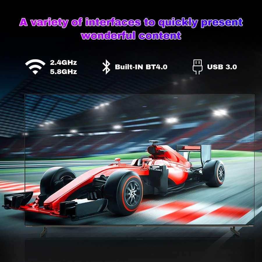 Каналы связи в TV Box H96 Max V12: Wi-Fi, Bluetooth, USB
