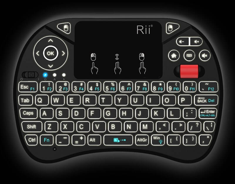 клавиатура с тачпадом Rii mini i8x