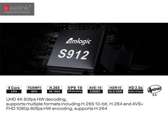 amlogic S912 на приставке Beelink GT1 Ultimate