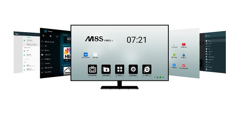 лаунчер приставки mecool m8s pro l
