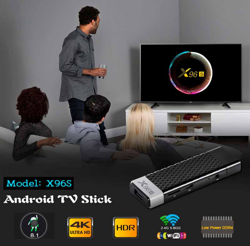 tv stick x96s 4/64 gb