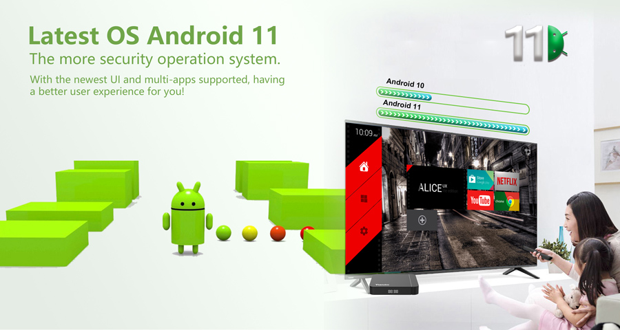 Android 11 в TV box Tanix T2