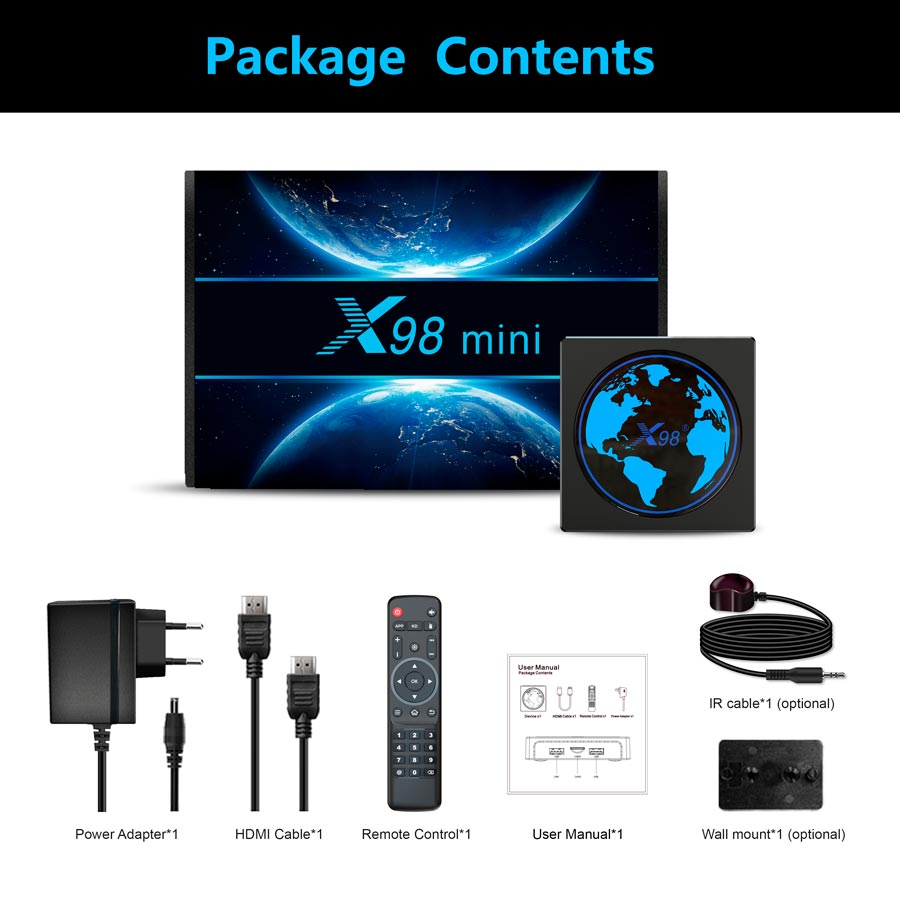 Комплектация X98 mini