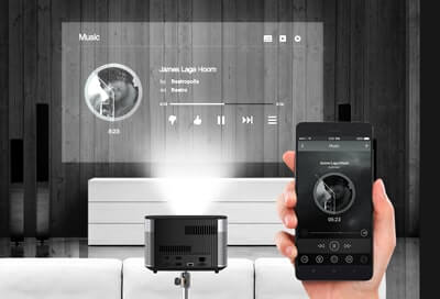 Прослуховування музики на harman/kardon від Xgimi H1