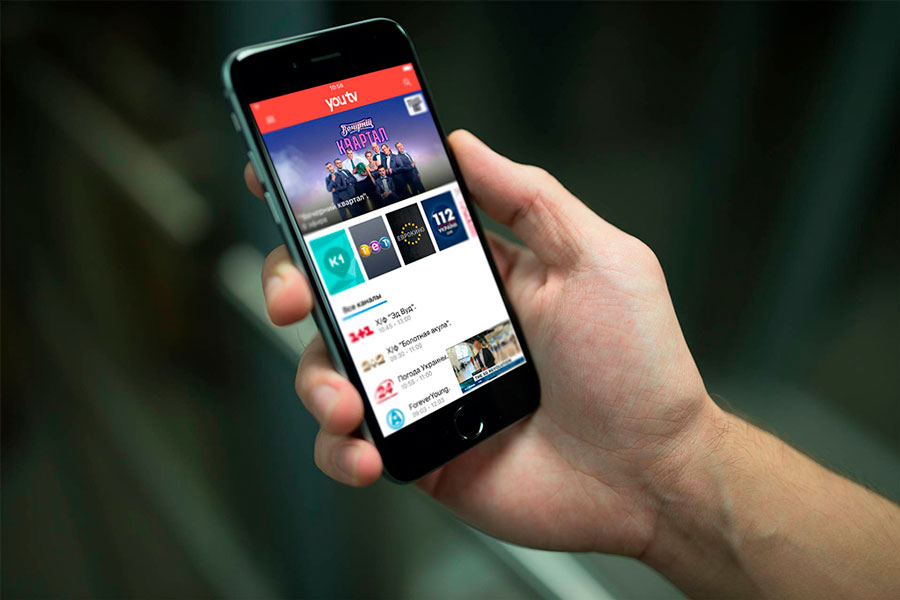 YouTV на телефоне Android или IOS