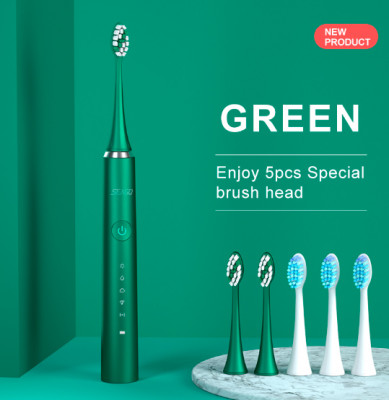 Электрическая звуковая зубная щетка Seago S2 Green