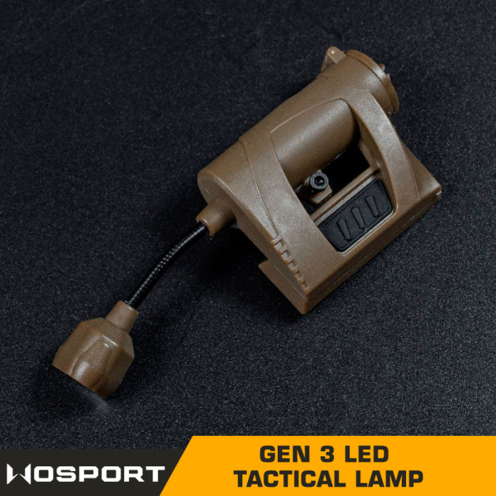 Тактический фонарь на шлем MPLS CHARGE LT-09-T