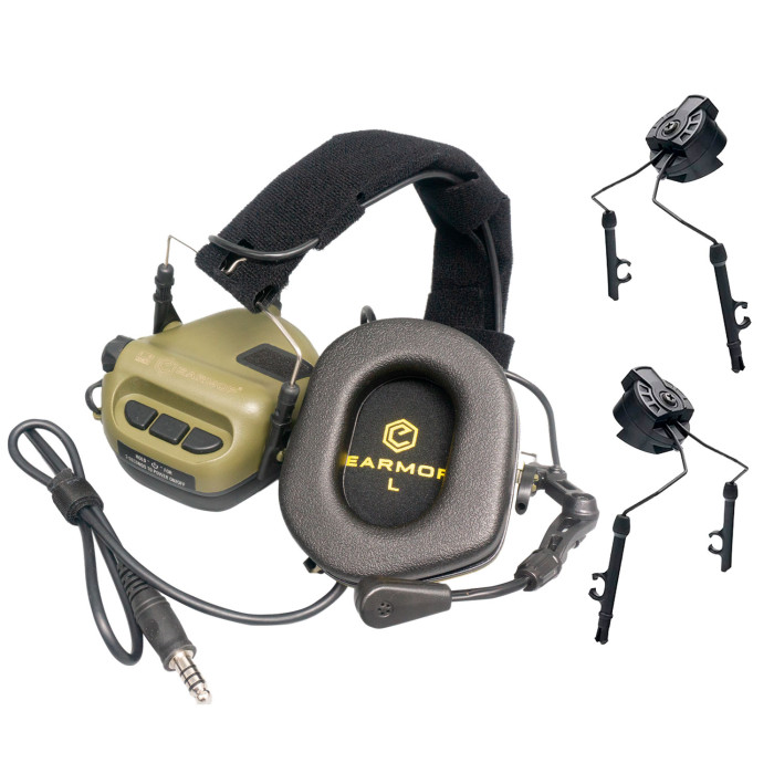 Тактические активные наушники EARMOR M32H MOD3