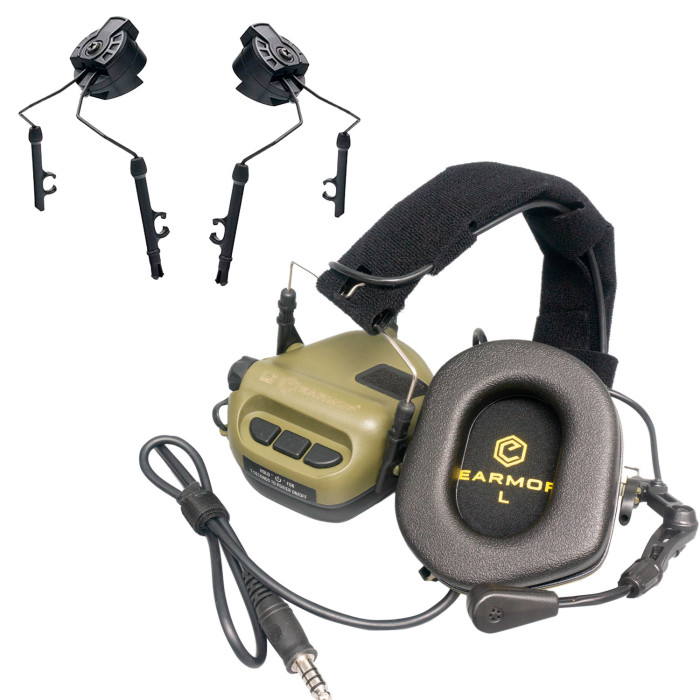 Тактические активные наушники EARMOR M32H MOD3