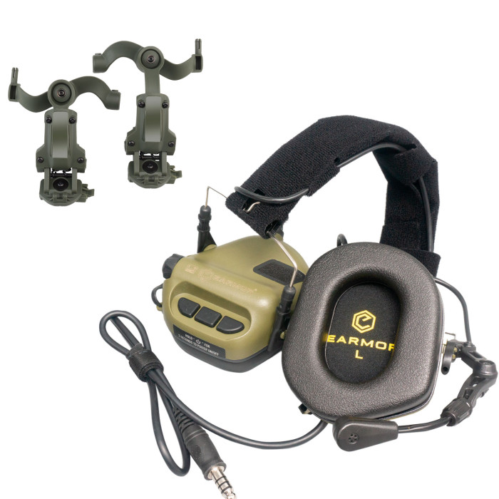 Тактические активные наушники EARMOR M32H MOD3