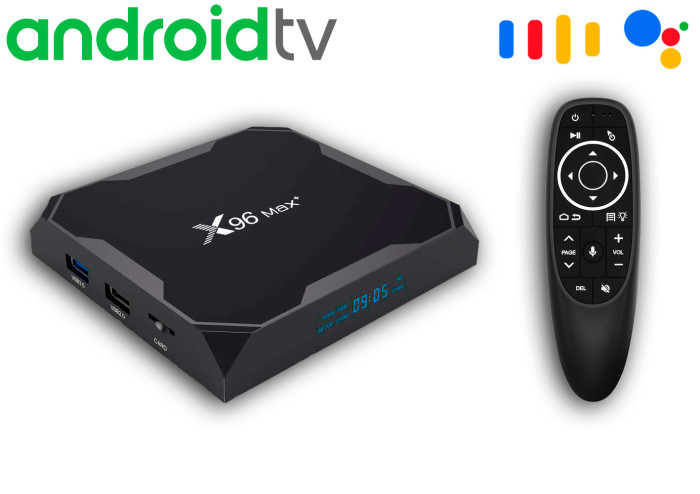 X96 Max Plus 4/64 Gb Android TV 9 + Air mouse