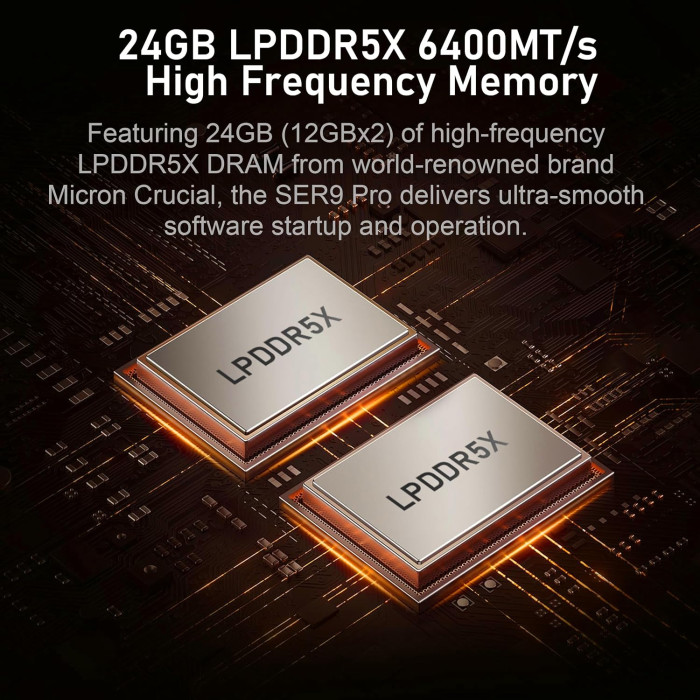 Міні-ПК Beelink SER9 Pro Ryzen 7 255 24/500GB Radeon 780M