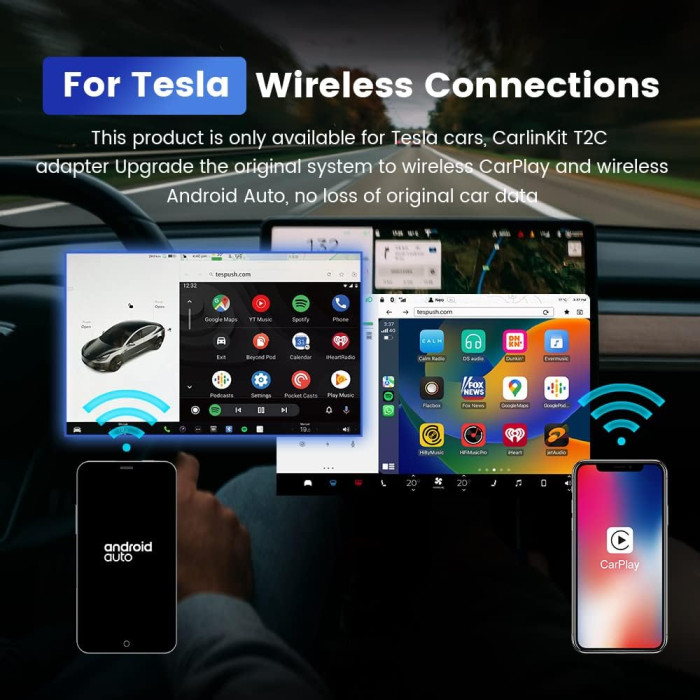 Carlinkit t2c для Tesla