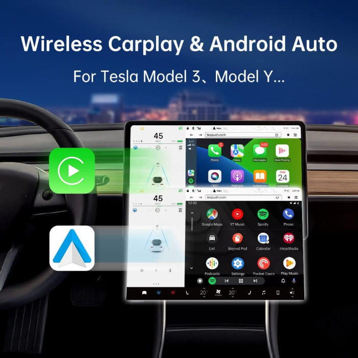 Carlinkit t2c для Tesla