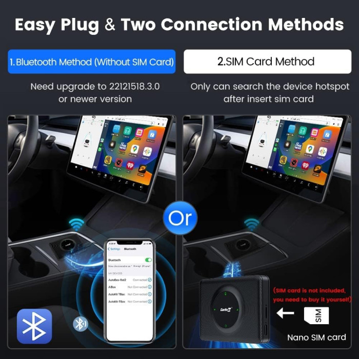 Carlinkit t2c для Tesla