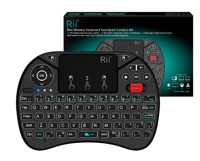 Мини клавиатура с тачпадом Rii mini i8x
