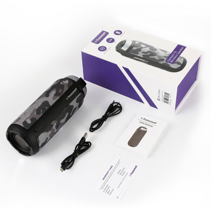 Блютуз колонка Tronsmart Element T6 Grey Camouflage