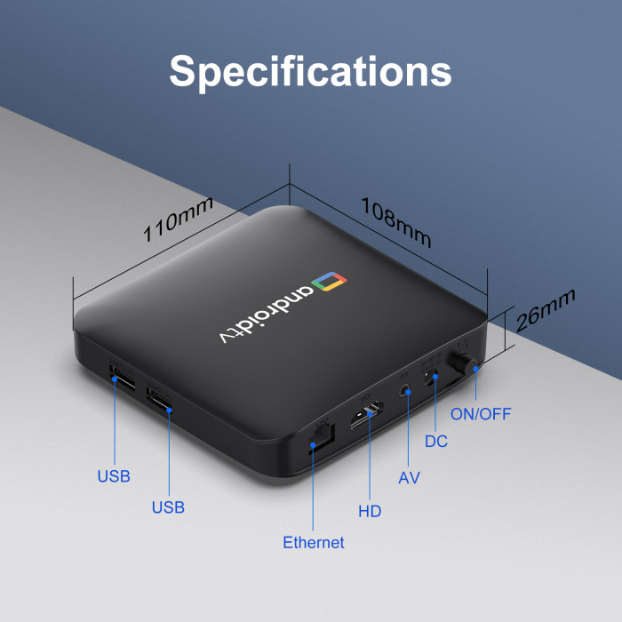 Смарт приставка H96 Max S905L3 Android 14 TV Box 2/16 Gb