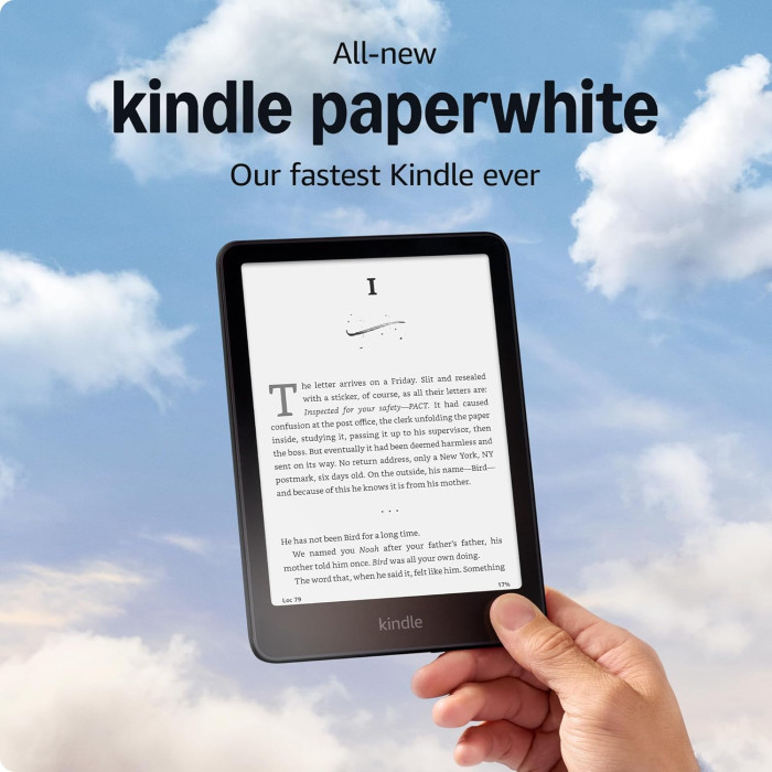 Електронна книга з підсвічуванням Amazon Kindle Paperwhite 12th Gen 2024 16Gb Black