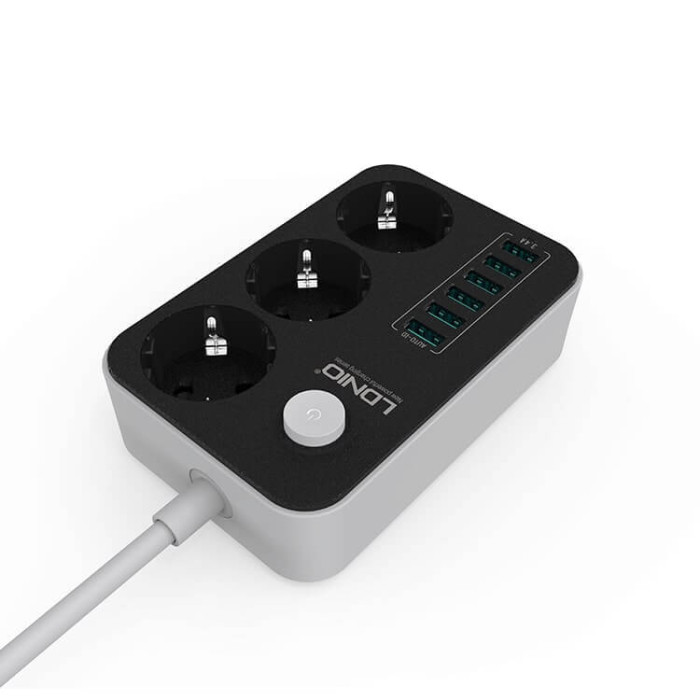 Сетевой фильтр-удлиннитель с USB выходами LDNIO SE3631