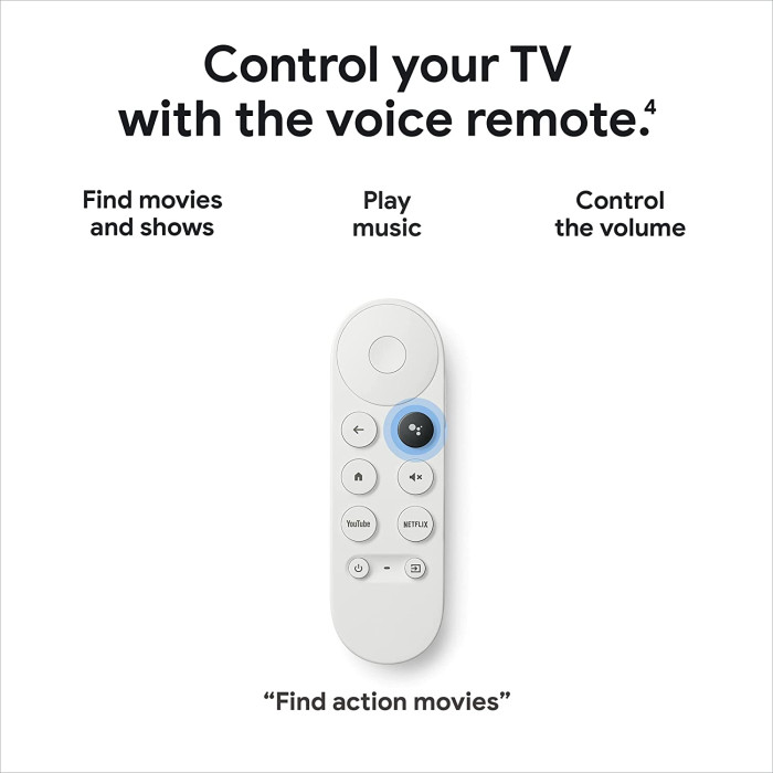 Смарт приставка Chromecast 4K with Google TV