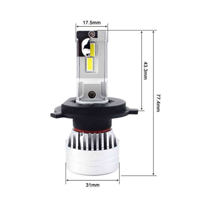 Автолампы LED X9 H4 Комплект