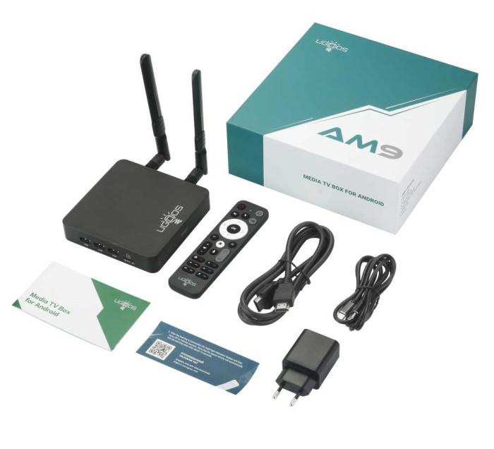 Смарт приставка Ugoos AM9 64bit [8K Android TV box 4/64Gb] 