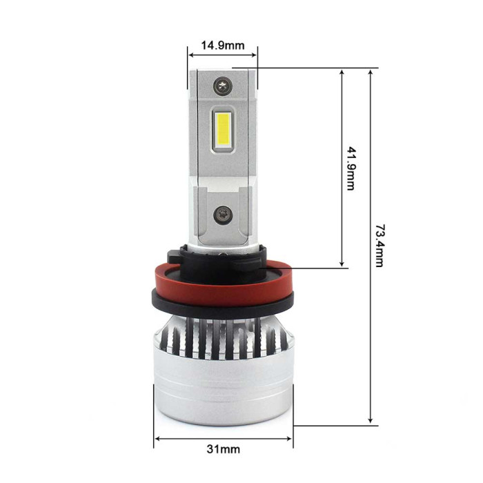 Автолампы LED X9 H11 Комплект
