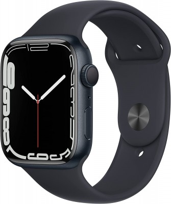 Смарт-часы Apple Watch Series 7 GPS 45mm Midnight Aluminum Case With Midnight Sport Band (MKN53)