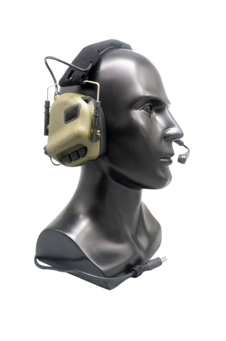 Тактические активные наушники EARMOR M32 MOD3 с радио гарнитурой