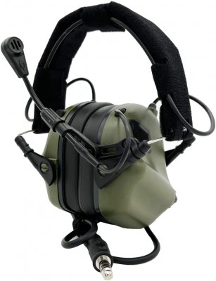 Тактические активные наушники EARMOR M32 MOD3 с радио гарнитурой