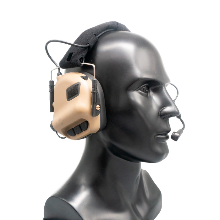 Тактические активные наушники EARMOR M32 MOD3 с радио гарнитурой