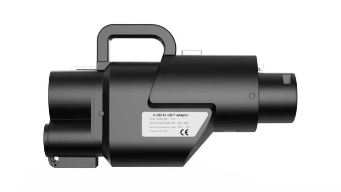 Адаптер Aplyx CCS2 → GB/T (400 A, до 320 кВт) — переходник от Olink для быстрой DC-зарядки китайских электромобилей
