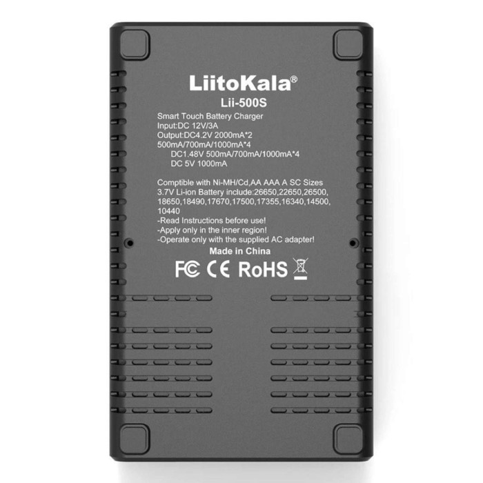 Зарядное устройство LiitoKala Lii-500S для Li-Ion, Ni-MH, Ni-Cd аккумуляторов