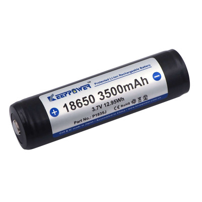 Li-Ion аккумулятор KeepPower Protected 18650 P1835J 3500 мАч 3,7 В