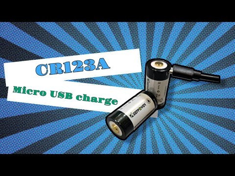 Li-Ion акумулятор KeepPower Protected Micro USB P1634U2 RCR123A 1000 мАг 3,0 В