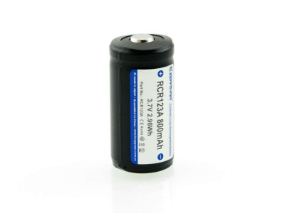 Li-Ion аккумулятор KeepPower Protected 16340 RCR123A 800 мАч 3,7 В