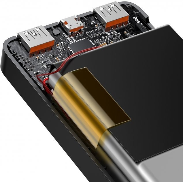 Повербанк Baseus Bipow Digital Display Powerbank 20W 30000mAh Black