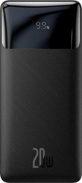 Повербанк Baseus Bipow Digital Display Powerbank 20W 30000mAh Black